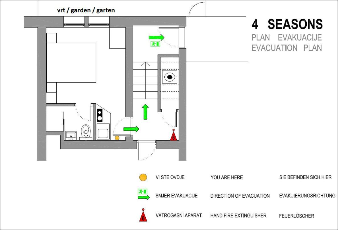 Apartament 4 Seasons Split Zewnętrze zdjęcie